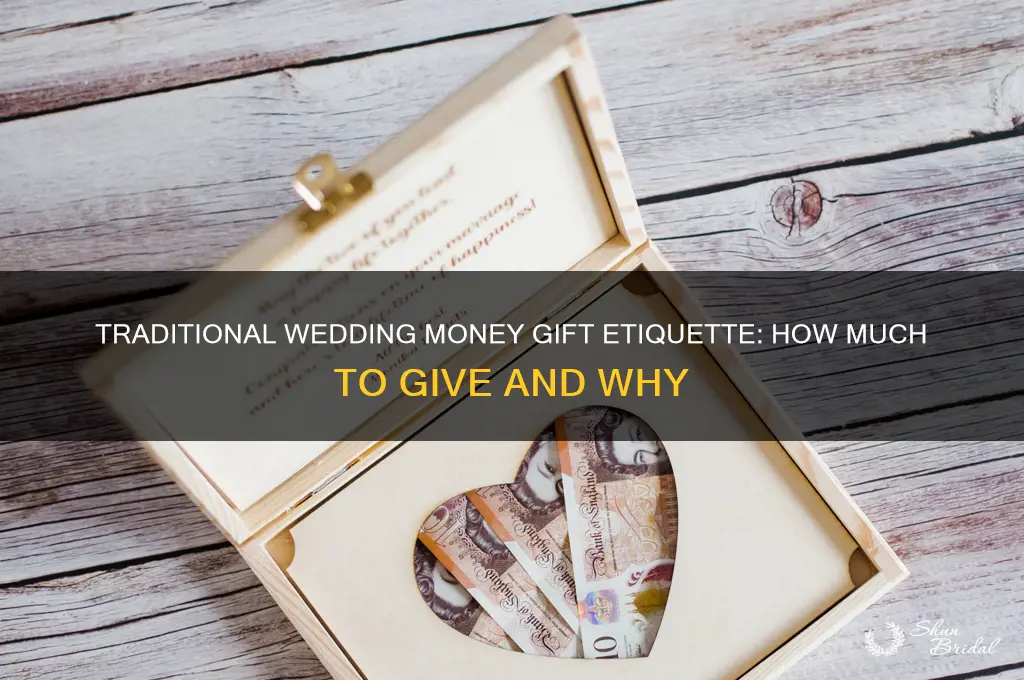 what is traditipnal money gift for wedding