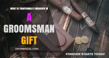 Traditional Groomsman Gift Engravings: Personalized Ideas and Meaningful Touches