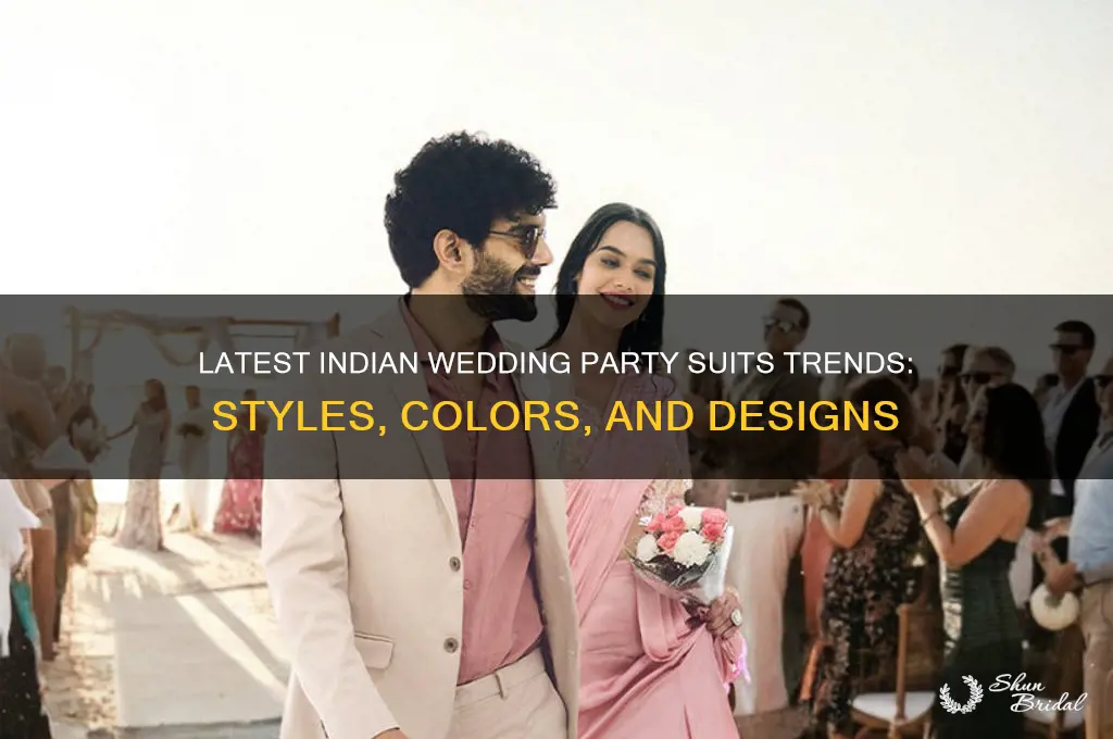 what is trend going in indian wedding party suits