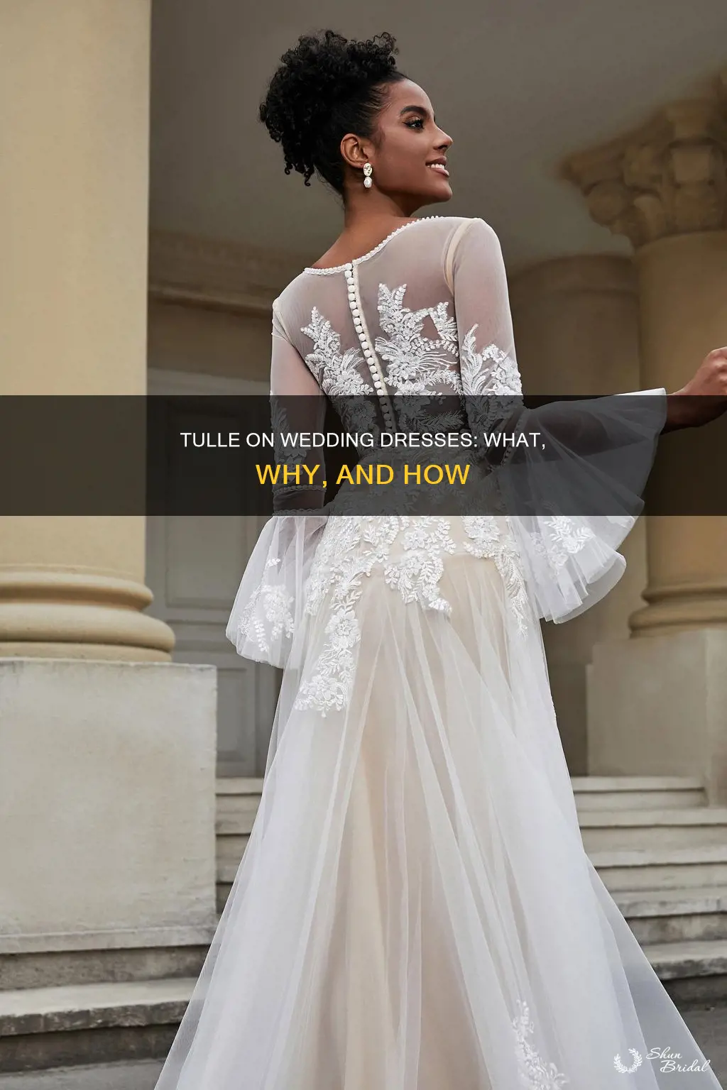 what is tulle on a wedding dress
