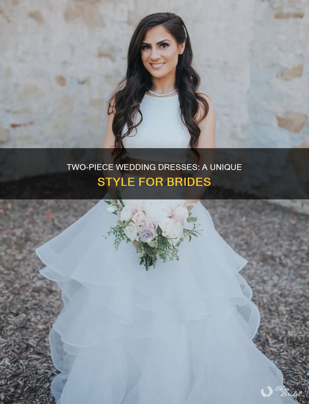 what is two piece wedding dresses
