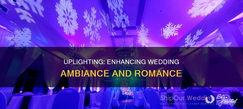 what is up lighting at a wedding