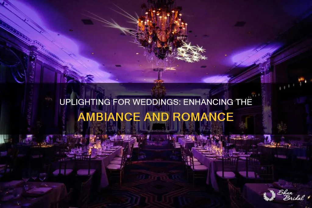 what is uplighting for a wedding