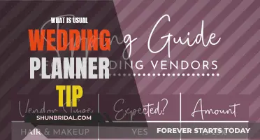 How Much Should You Tip Your Wedding Planner?