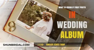 The First Photo in Your Wedding Album: Setting the Tone