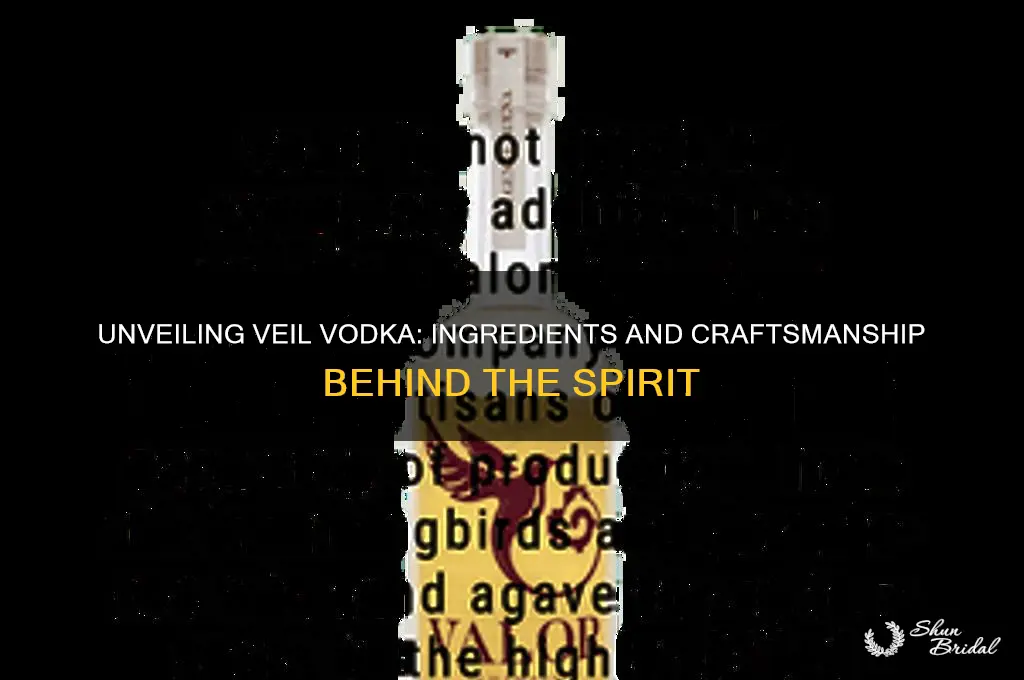 what is veil vodka made from