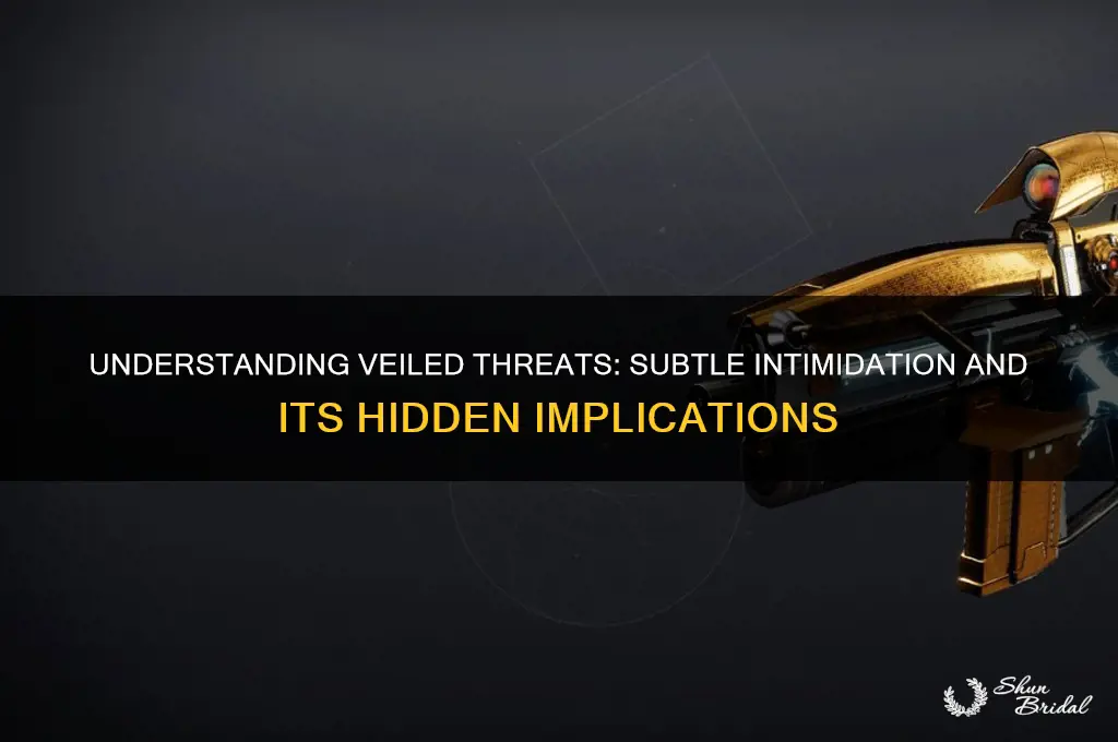 what is veiled threat