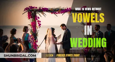 Vows Without Vowels: A Unique Wedding Twist