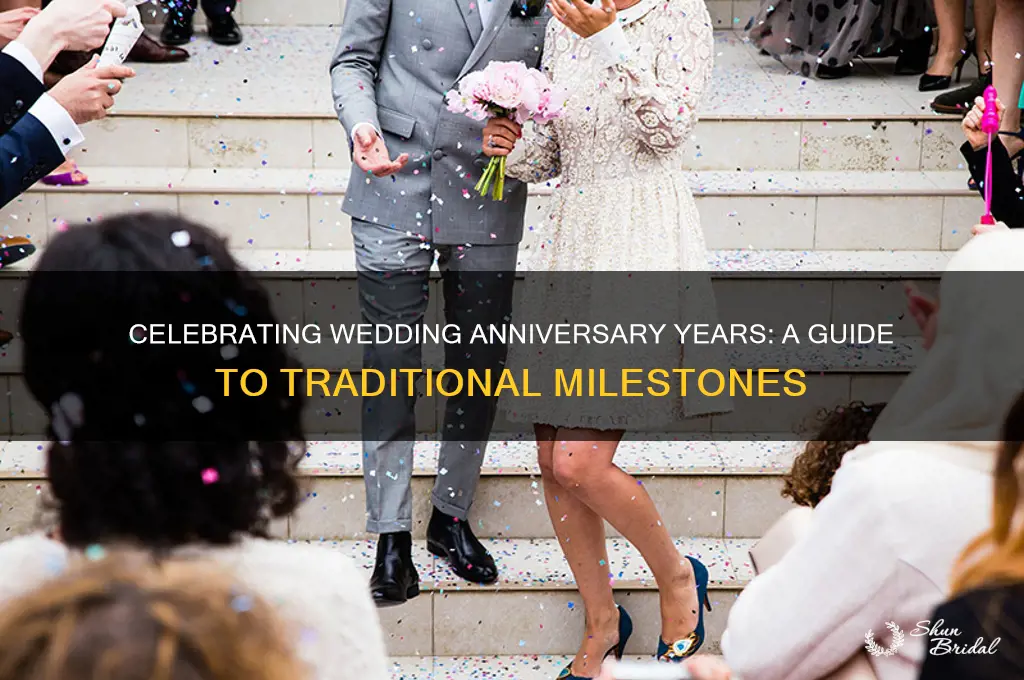 what is wedding anniversary years