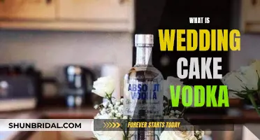 The Sweet Taste of Wedding Cake Vodka