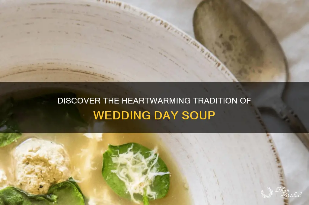 what is wedding day soup
