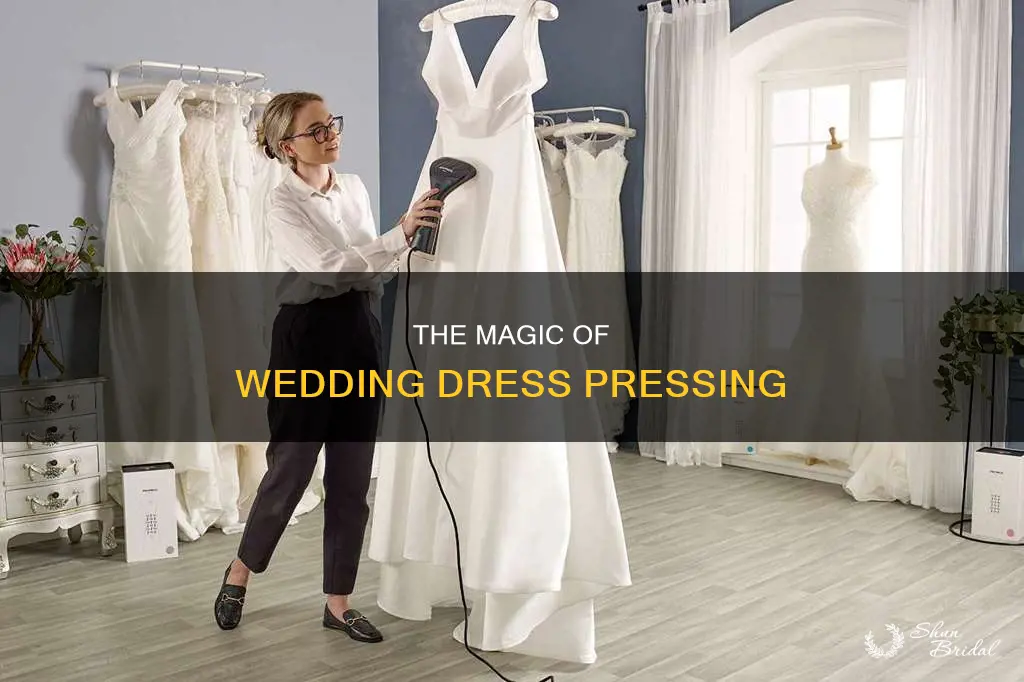 what is wedding dress pressing