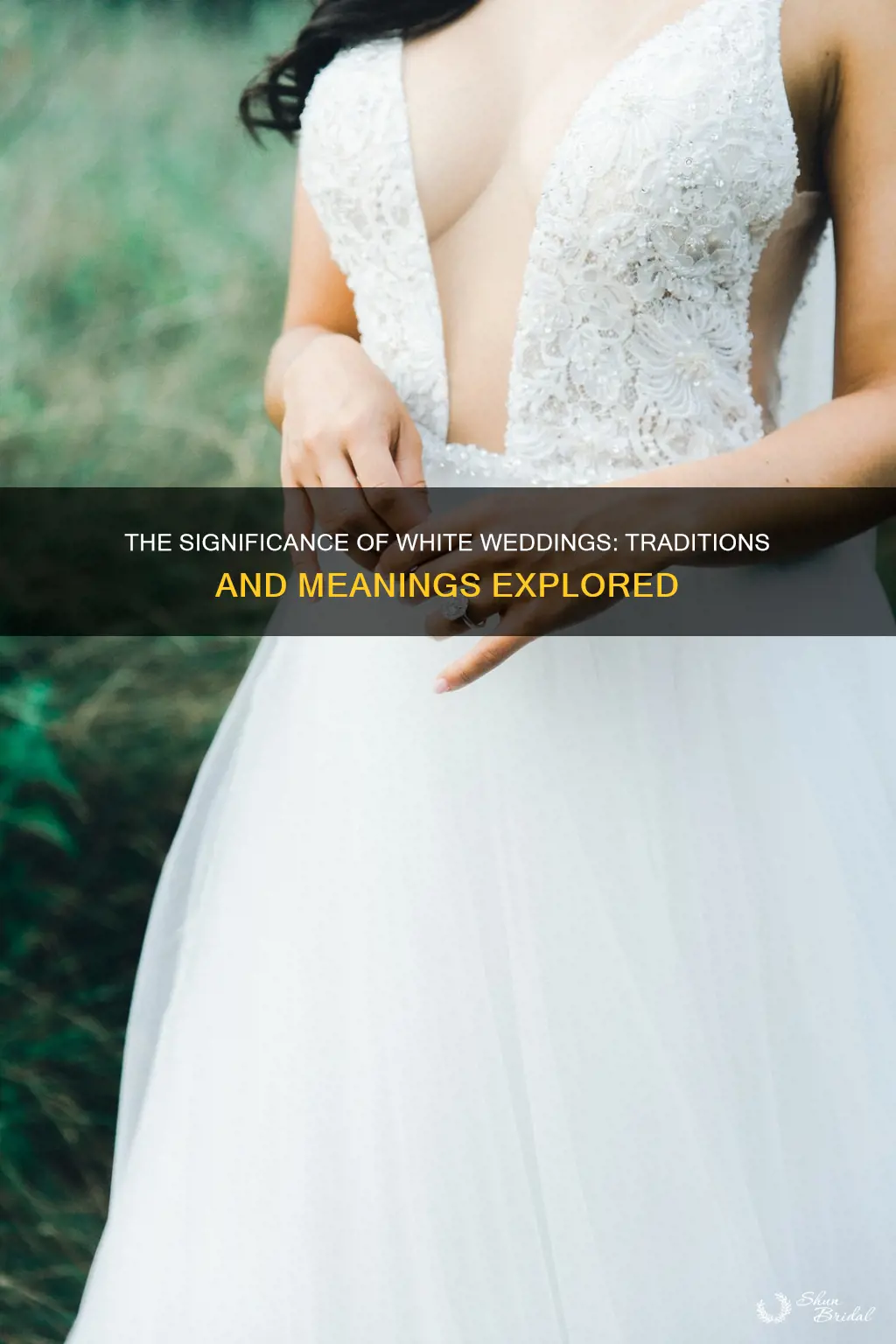 what is white wedding about