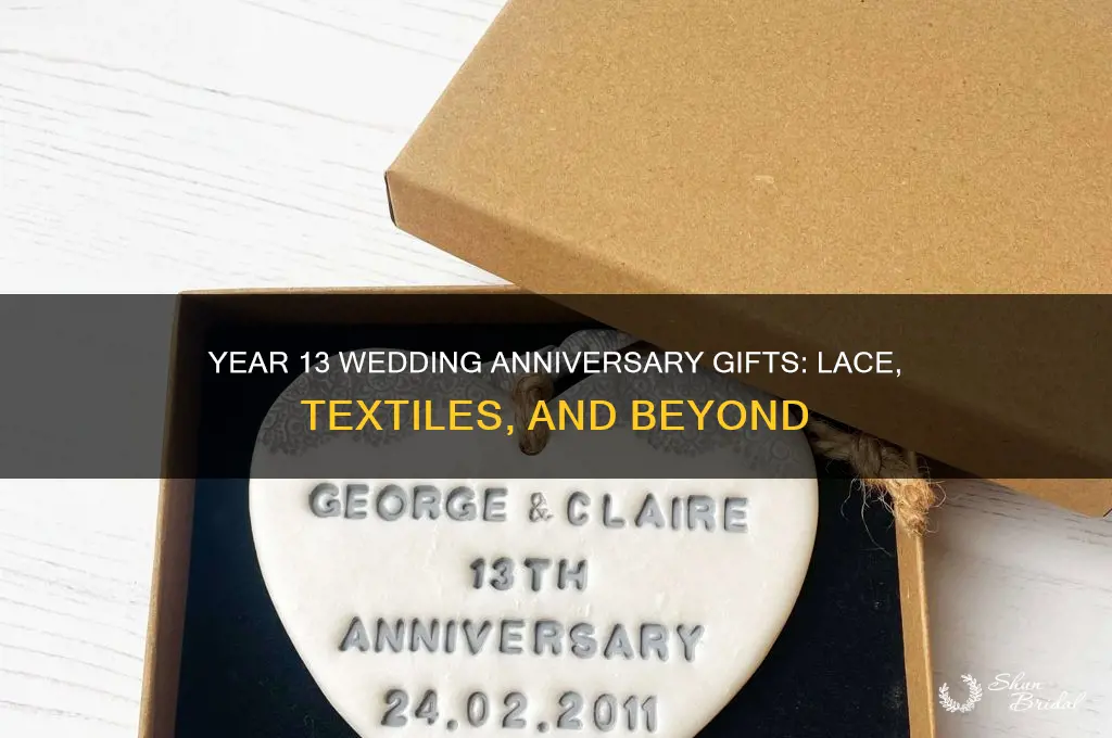 what is year 13 wedding anniversary gifts