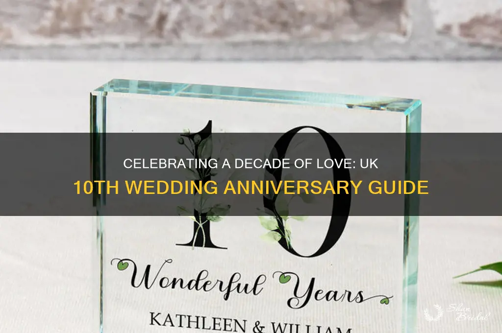 what is your 10th wedding anniversary uk