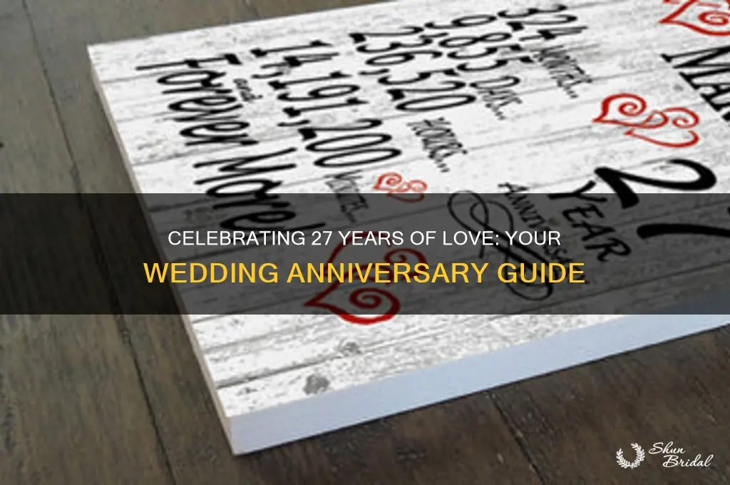 what is your 27th wedding anniversary