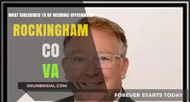 How to Become a Wedding Officiant in Rockingham County, VA