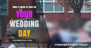 Wedding Day Battles: Unraveling the Meaning Behind the Fight