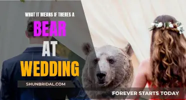 Bearly-Believable Nuptials: When a Wild Guest Crashes the Wedding