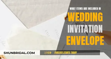 The Wedding Invitation Envelope: What's Included Inside?