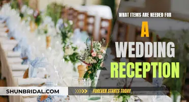 Essential Items for a Wedding Reception: The Ultimate Guide