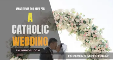 Essential Items for a Catholic Wedding Ceremony