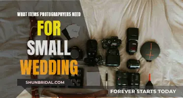 Essential Photography Gear for Small Weddings