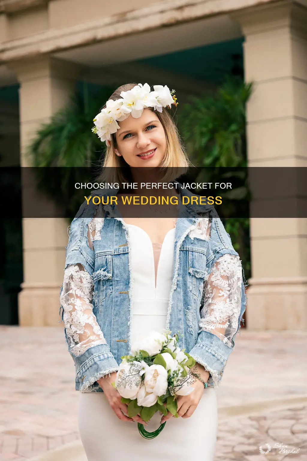 what jacket to wear over wedding dress