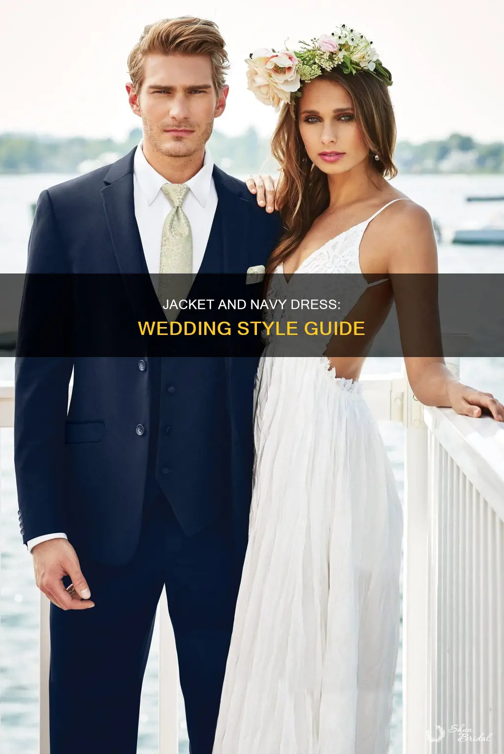 what jacket to wear with navy dress for wedding