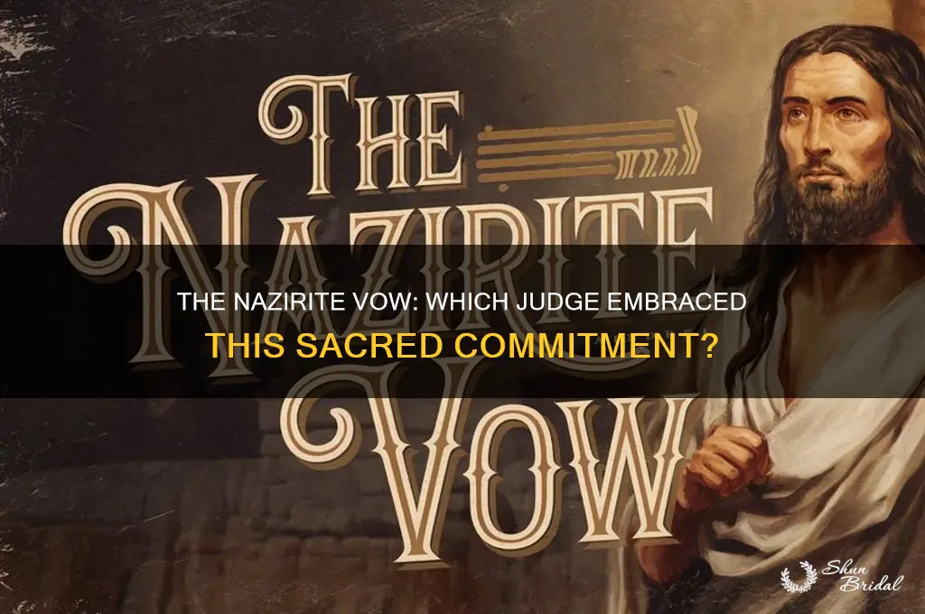 what judge took the nazirite vow