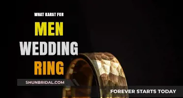 Choosing the Perfect Karat for Your Men's Wedding Ring
