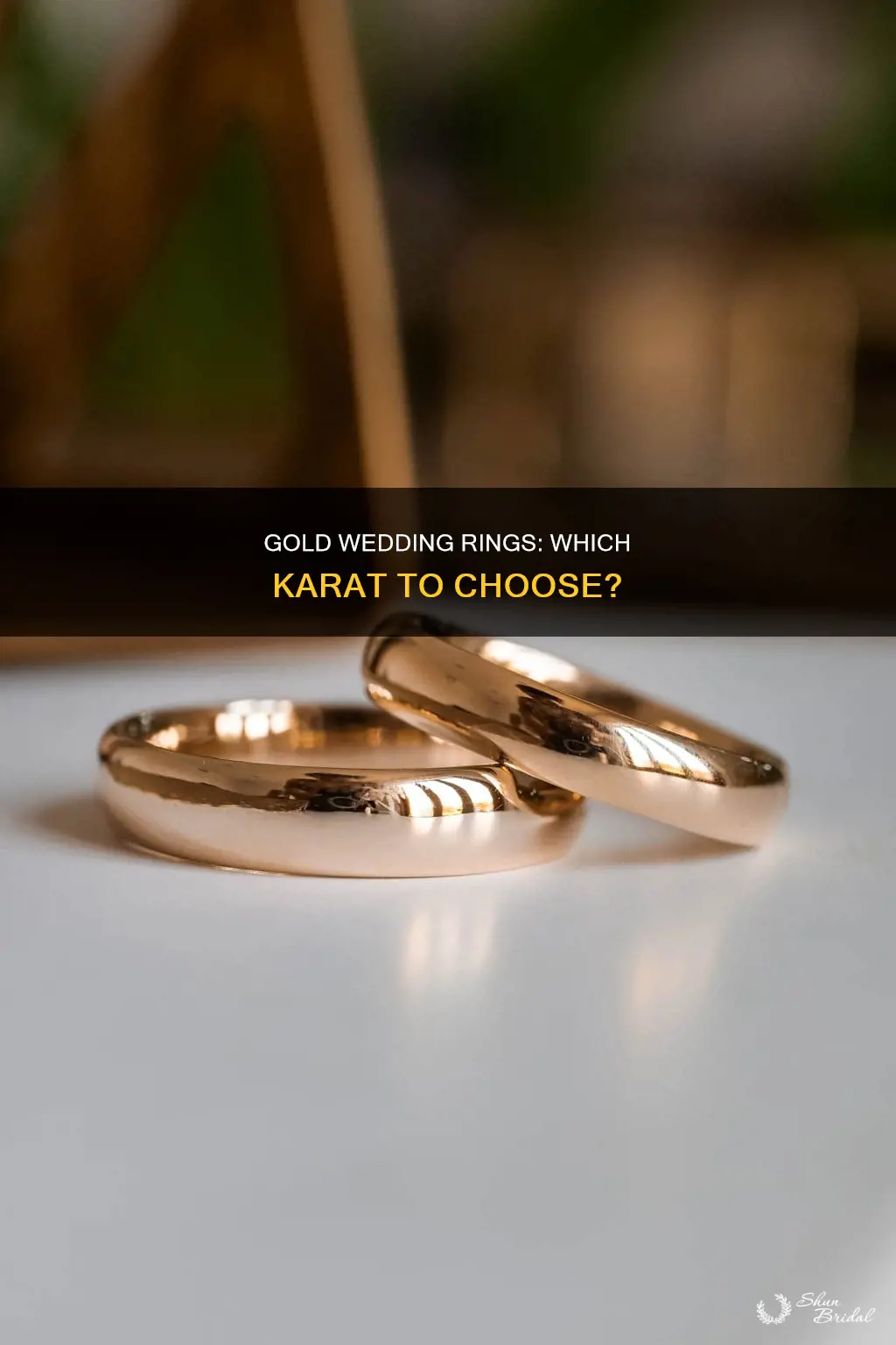 what karat gold are wedding rings
