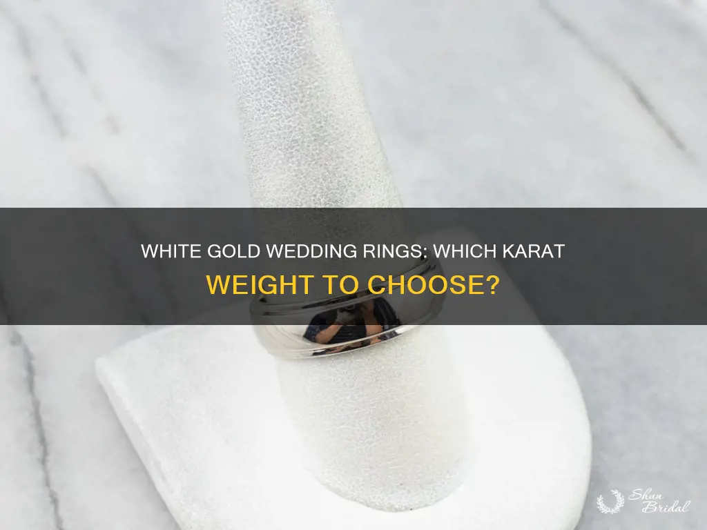 what karat white gold is best for wedding rings