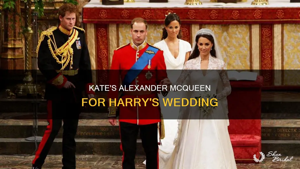 what kate wore for harry wedding