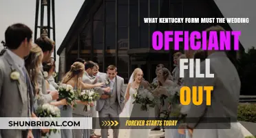 Kentucky Wedding Officiant Form: Essential Documentation for Legal Ceremonies