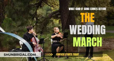 Anticipating Nuptials: Songs Before the Wedding March