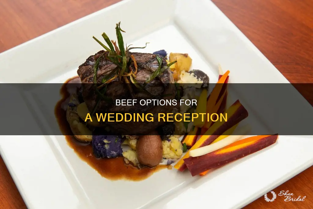 what kind of beef to serve at a wedding reception