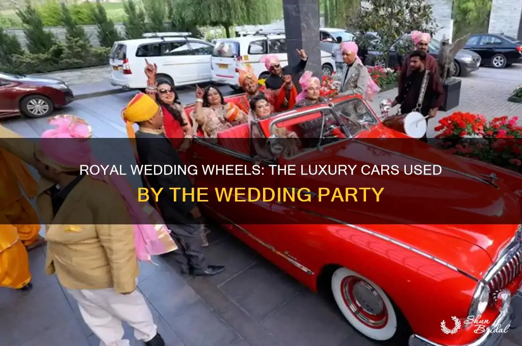 what kind of cars did the royal wedding party use
