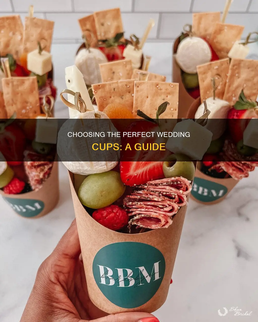 what kind of cups to use for wedding
