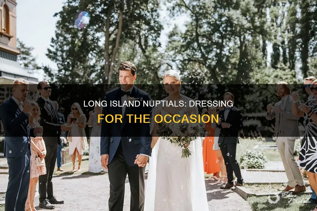what kind of dress for a long island wedding
