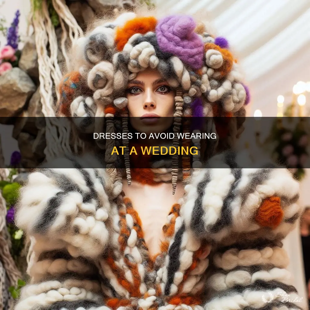 what kind of dress not to wear to a wedding