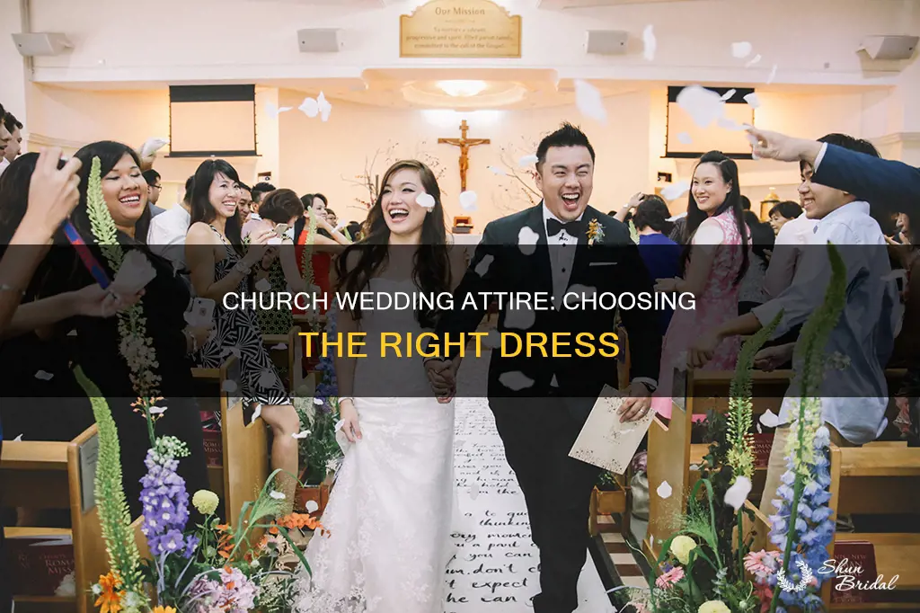 what kind of dress to wear on a church wedding