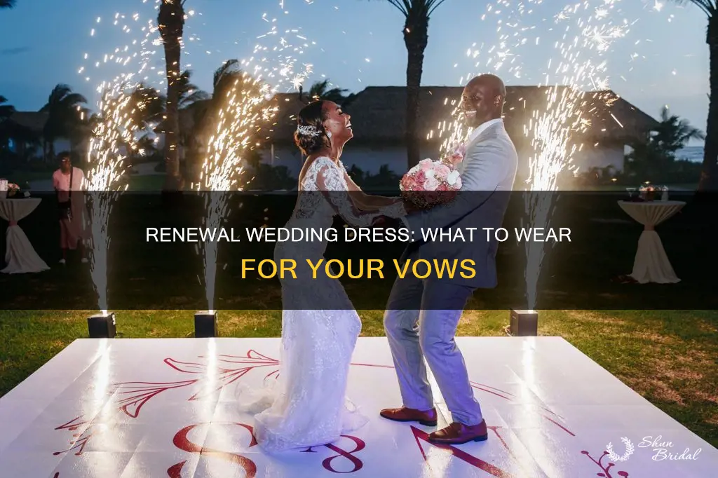what kind of dress to wear to renew wedding vowels