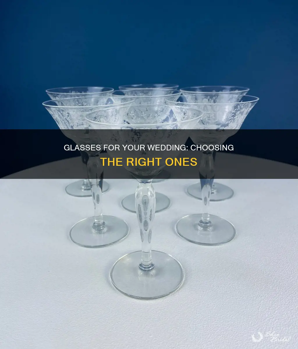 what kind of glasses to put on wedding registry