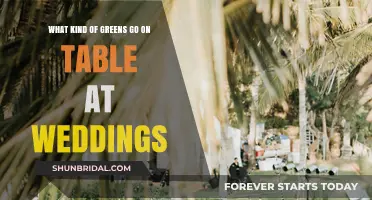 Elegant Wedding Table Greens: Choosing the Perfect Botanical Décor