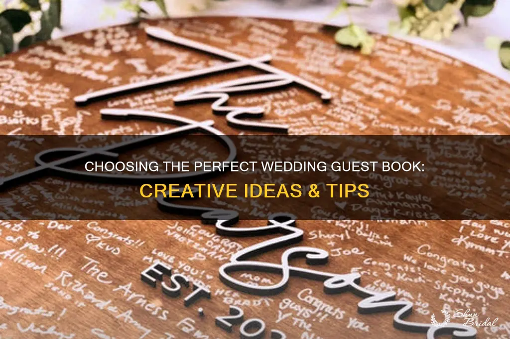 what kind of guest book should I use for wedding
