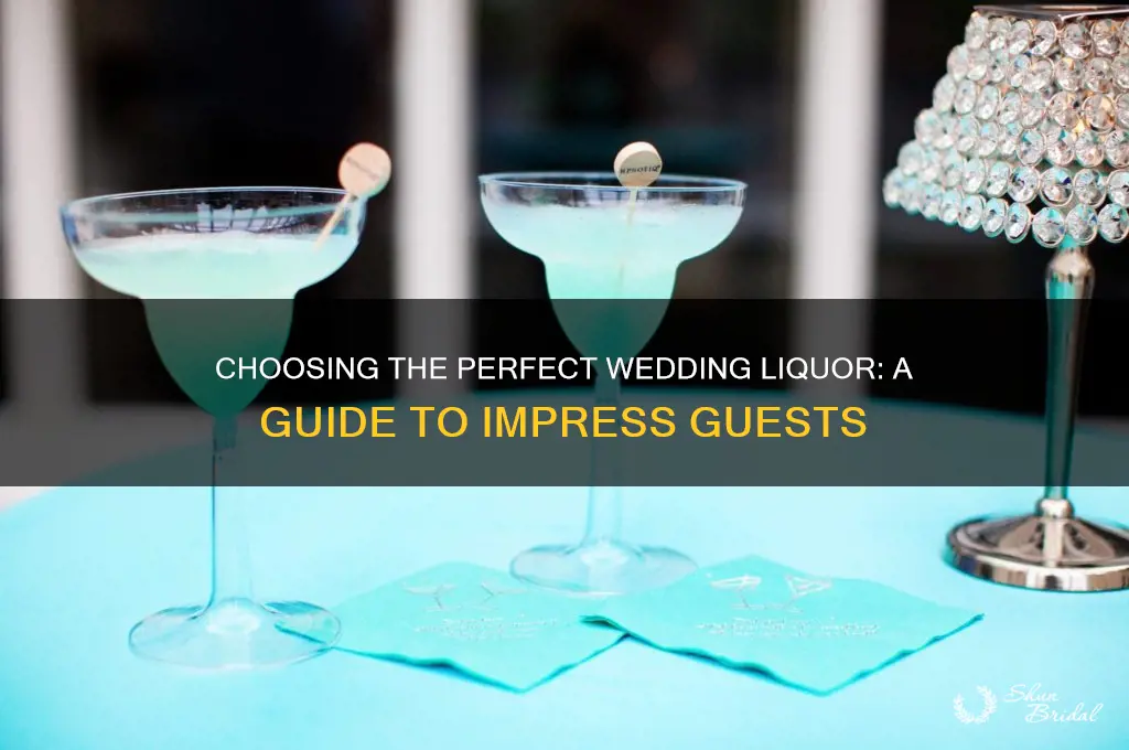 what kind of liquor should I buy for a wedding