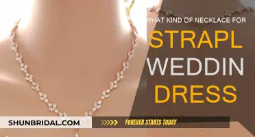 Necklaces for Strapless Wedding Gowns: A Guide