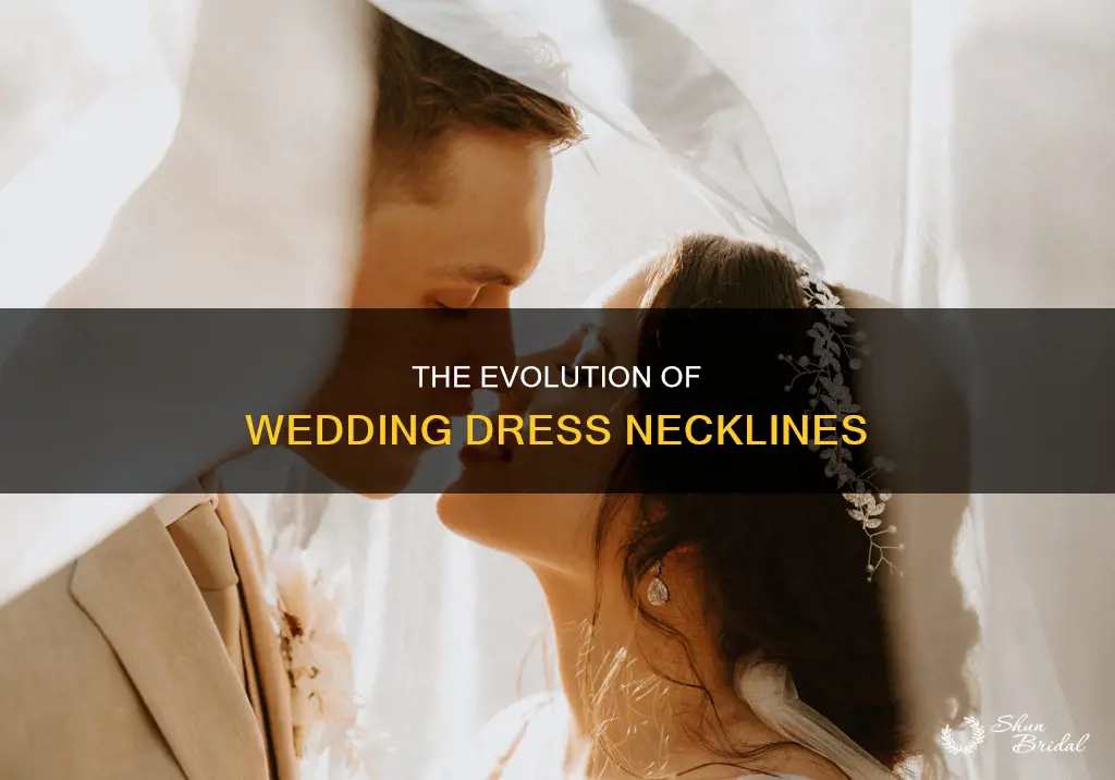 what kind of neckline was the wedding dress