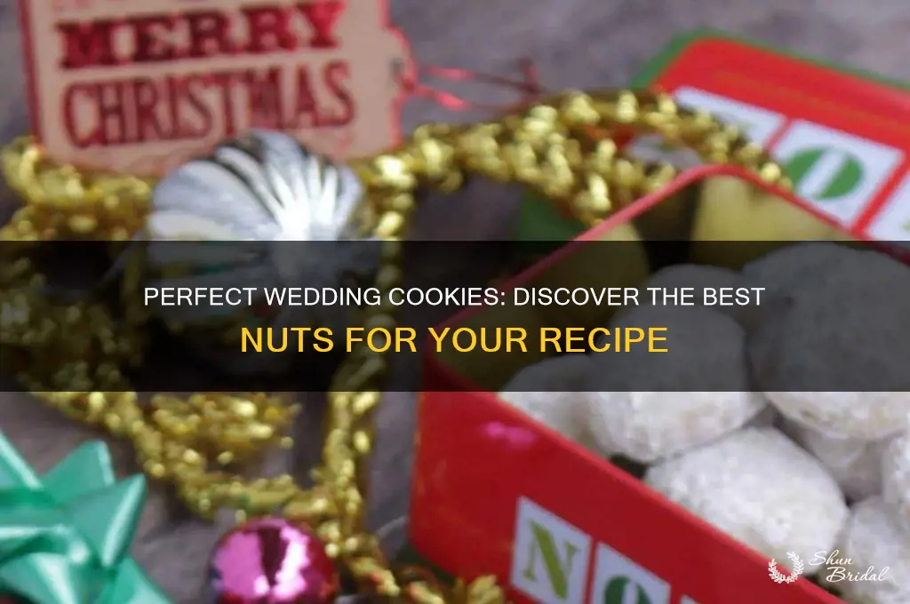 what kind of nuts go in wedding cookies